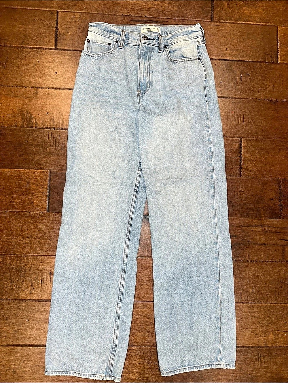 Abercrombie & Fitch The Loose High Rise Jeans Blue